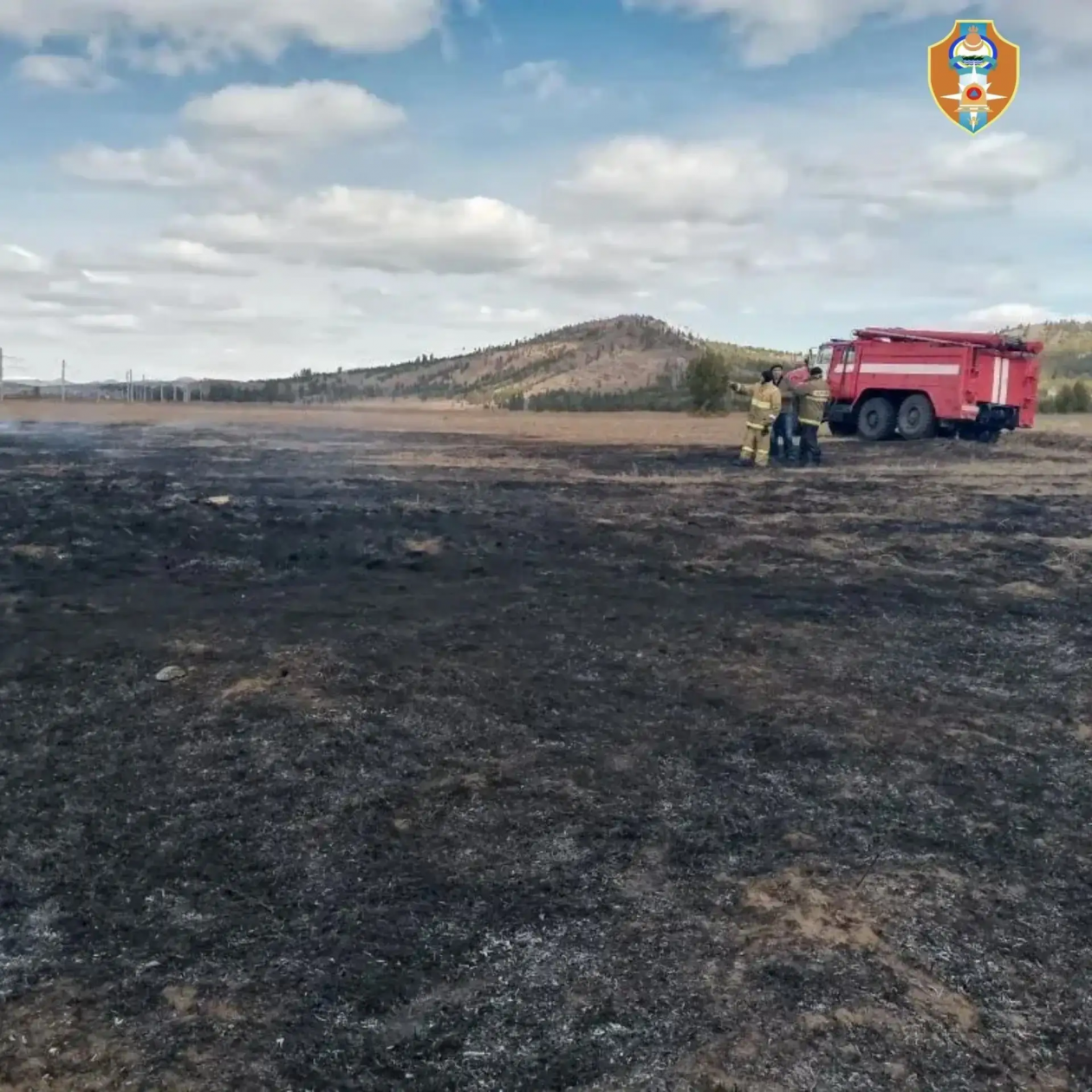 В Бурятии вовремя успели потушить ландшафтный пожар агентство ГО и ЧС Бурятии