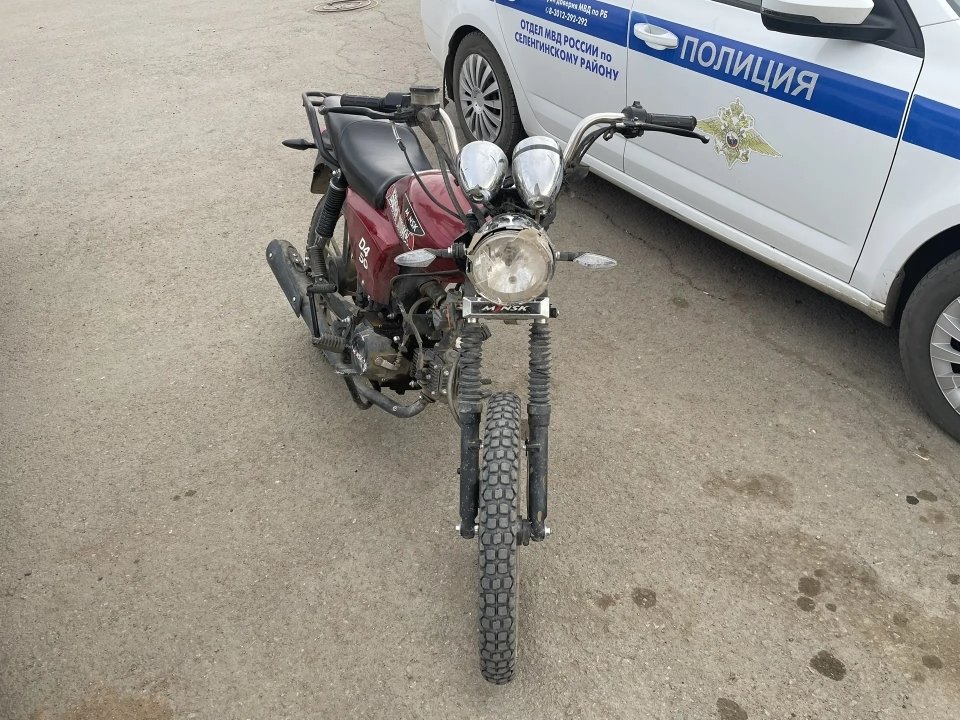 В Бурятии мотоциклист после ДТП пешком пришел в больницу ГИБДД по Бурятии