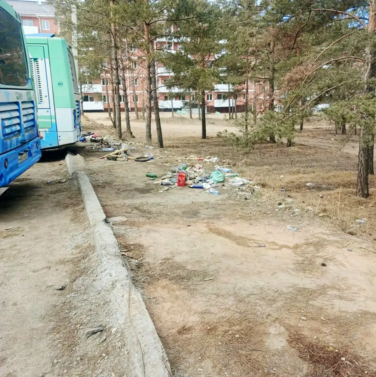 В рамках месячника чистоты сотрудники привели в порядок самые загрязнённые остановки города. МУП Городские маршруты