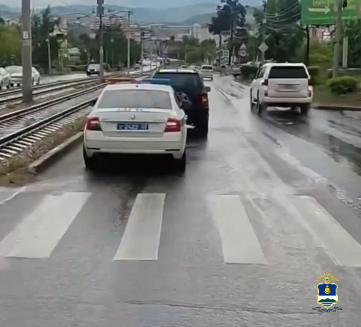 Трёх человек сбил автомобиль на пешеходном переходе в Улан-Удэ ГИБДД по Бурятии