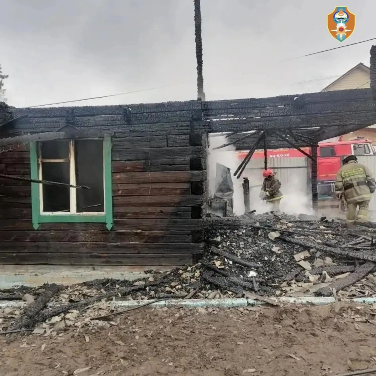 В трёх районах Бурятии сгорели жилые и хозяйственные постройки агентство ГО и ЧС Бурятии