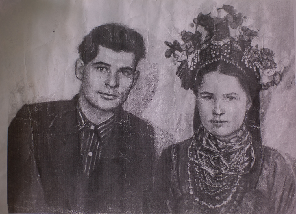 Афимия Сластина и ее муж (снимок из личного архива), Фото с места события собственное