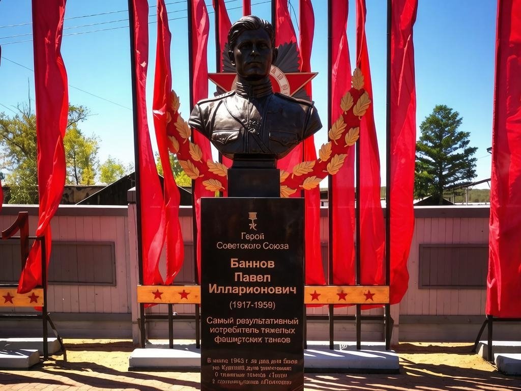 Герою установили два памятника - на малой родине в селе Новодесятниково и в Кяхте