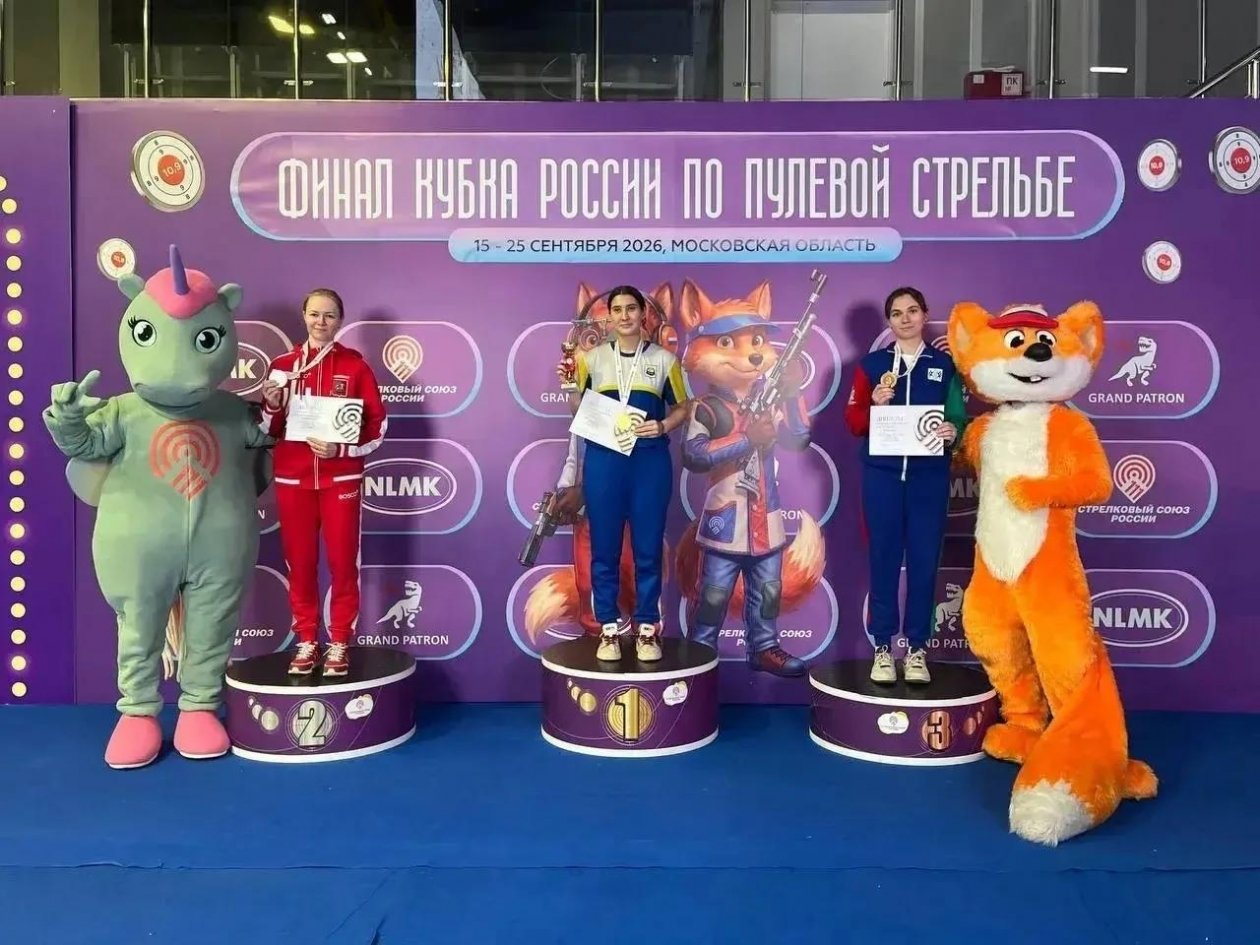 Победила в упражнении «Соло» из пневматического пистолета с дистанции 10 метров
