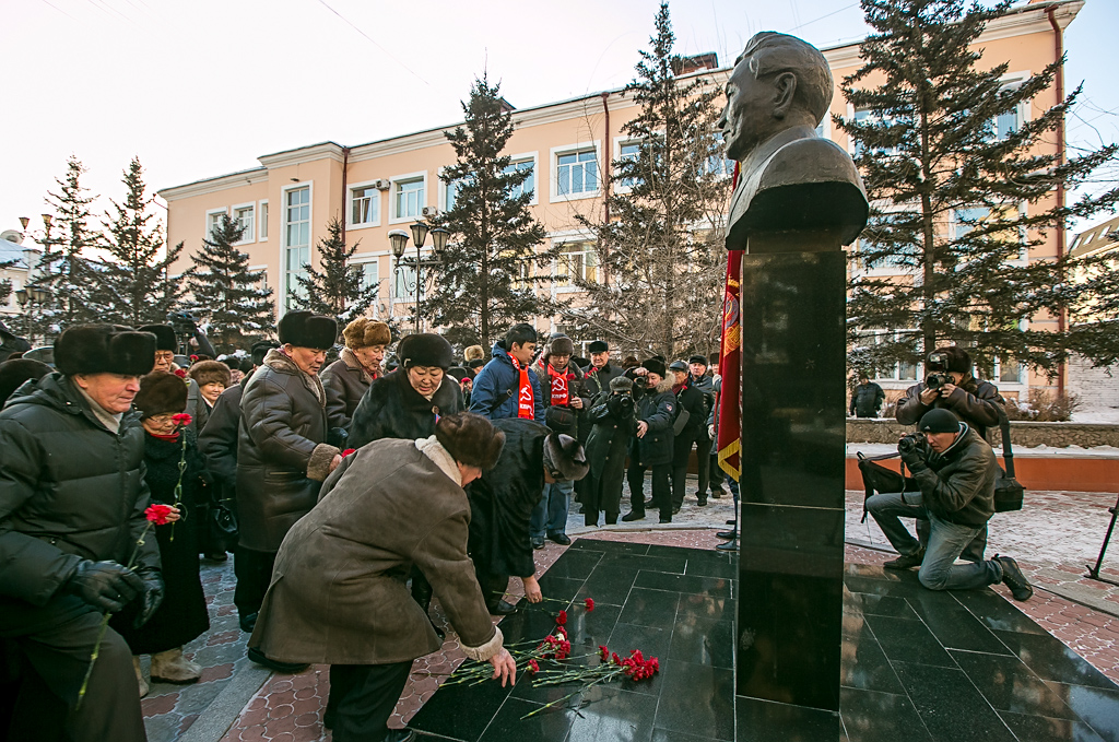 Торжества в честь 100-летия политического деятеля Андрея Модогоева проходят в Бурятии, Фото с места события собственное