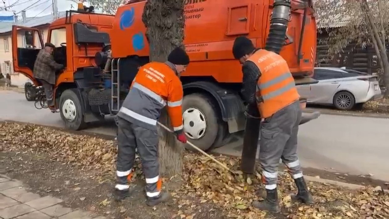 Работает большой городской "пылесос" администрация Улан-Удэ