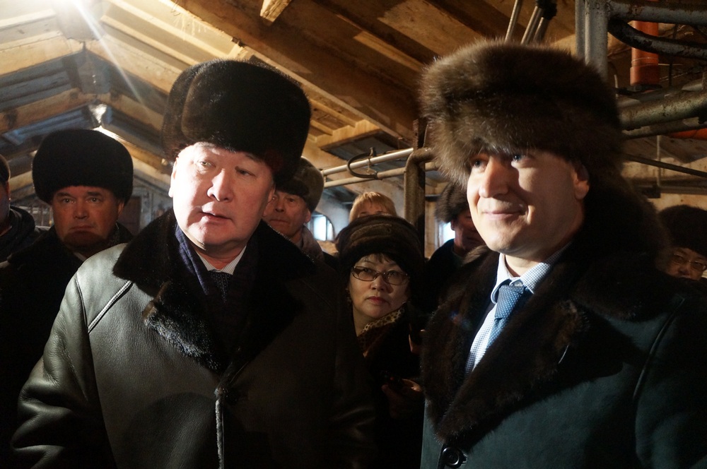 Глава Бурятии Вячеслав Наговицын посетил Кабанский район Бурятии с рабочей поездкой, Фото с места события собственное