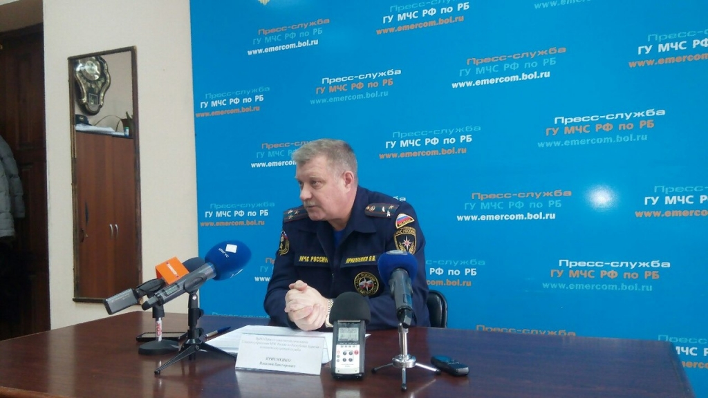 Вр. и. о. первого заместителя начальника ГУ МЧС России по РБ полковник внутренней службы Василий Приеменко, Фото с места события собственное