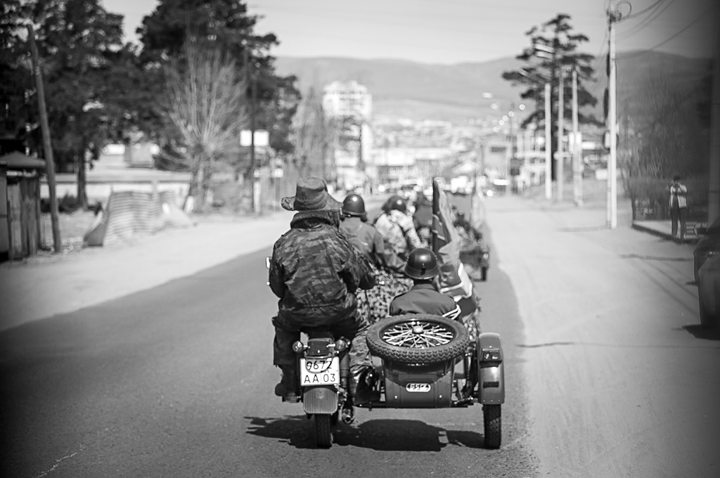 Гонщики Улан-Удэ посвятили марафон 70-летию Победы в Великой Отечественной войне, Фото с места события собственное
