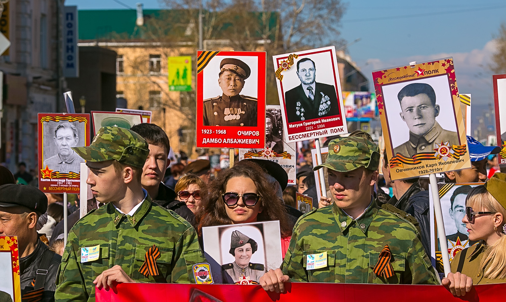 День Победы в Бурятии, Фото с места события собственное