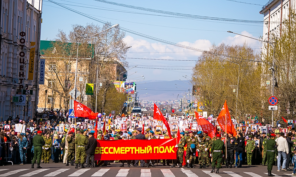 День Победы в Бурятии, Фото с места события собственное