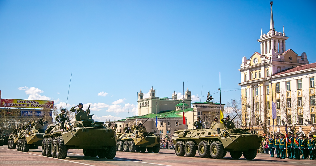 День Победы в Бурятии, Фото с места события собственное