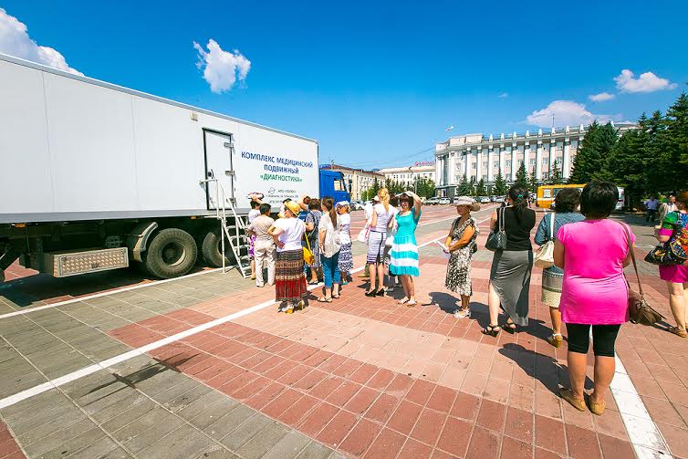 "Ярмарка здоровья" проходит на главной площади города Улан-Удэ