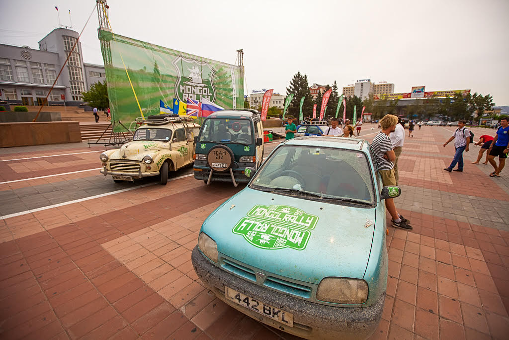 Международный автопробег "Mongol rally" из Лондона прокатился по Бурятии