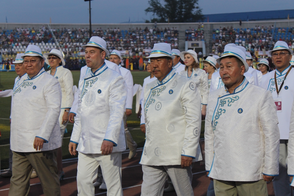 Колонна делегации от Улан-Удэ Василий Тараруев, UlanMedia