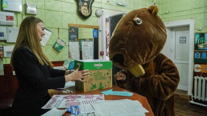 В Тарбагатайском районе Бурятии на выборы пришёл сурок-тарбаган