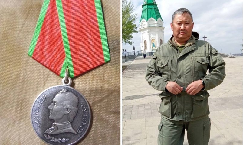 Врачу из Бурятии вручили медаль Суворова