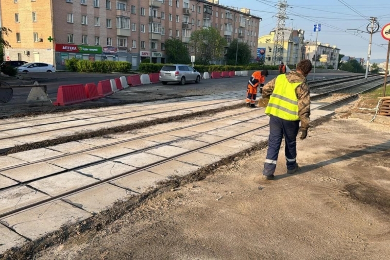 В Улан-Удэ открыли участок дороги на проспекте 50-летия Октября 