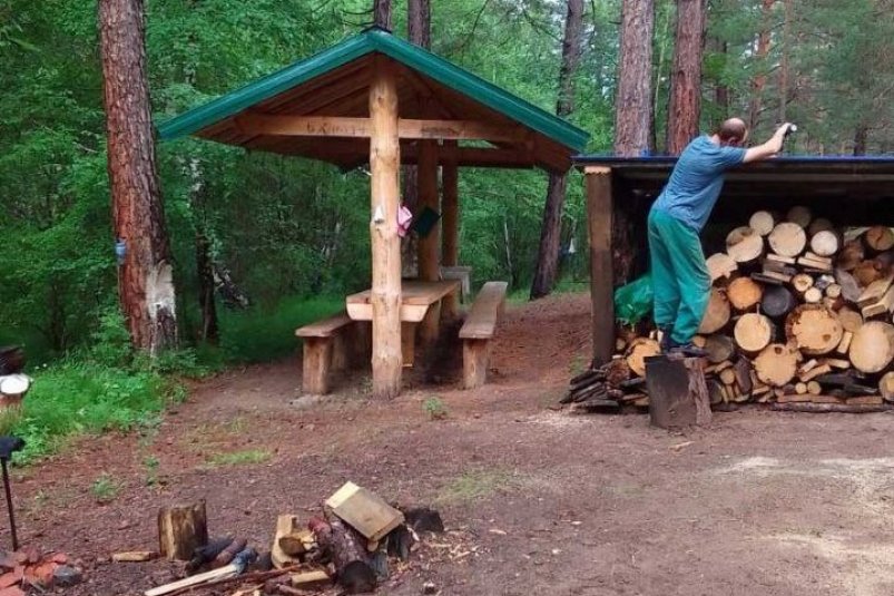 В Бурятии благоустроили территорию возле источника