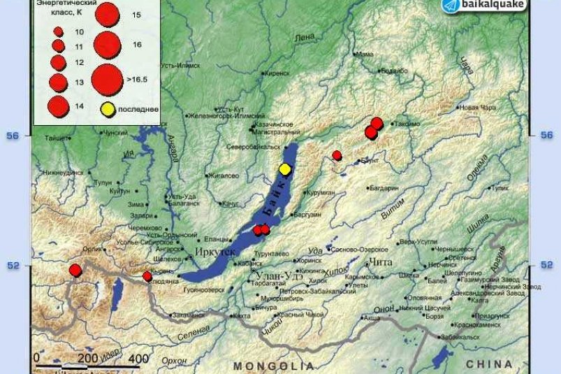 Бурятия получила на обед очередное землетрясение