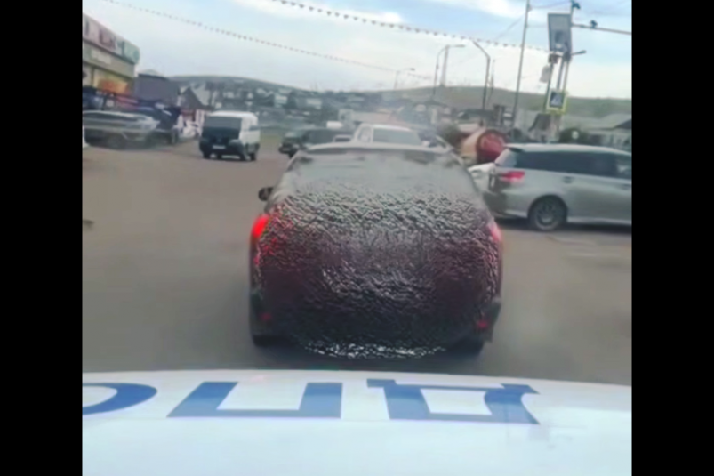 В Бурятии задержали водителя с чужими номерами