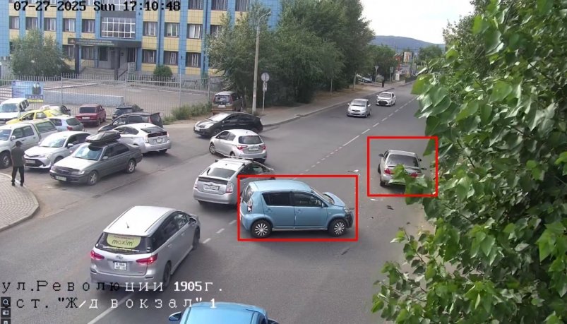 В столице Бурятии произошло ДТП возле ж/д вокзала