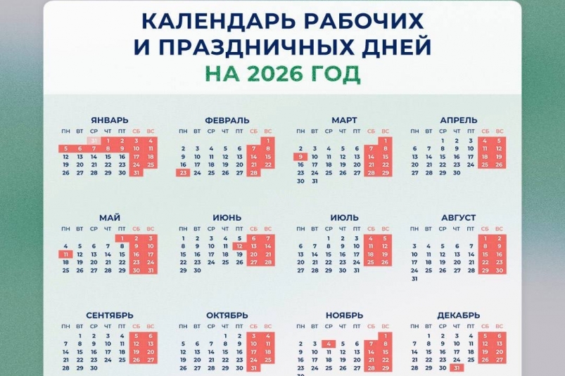 Долой шестидневки: в 2026-м не будет ни одной рабочей субботы — депутат