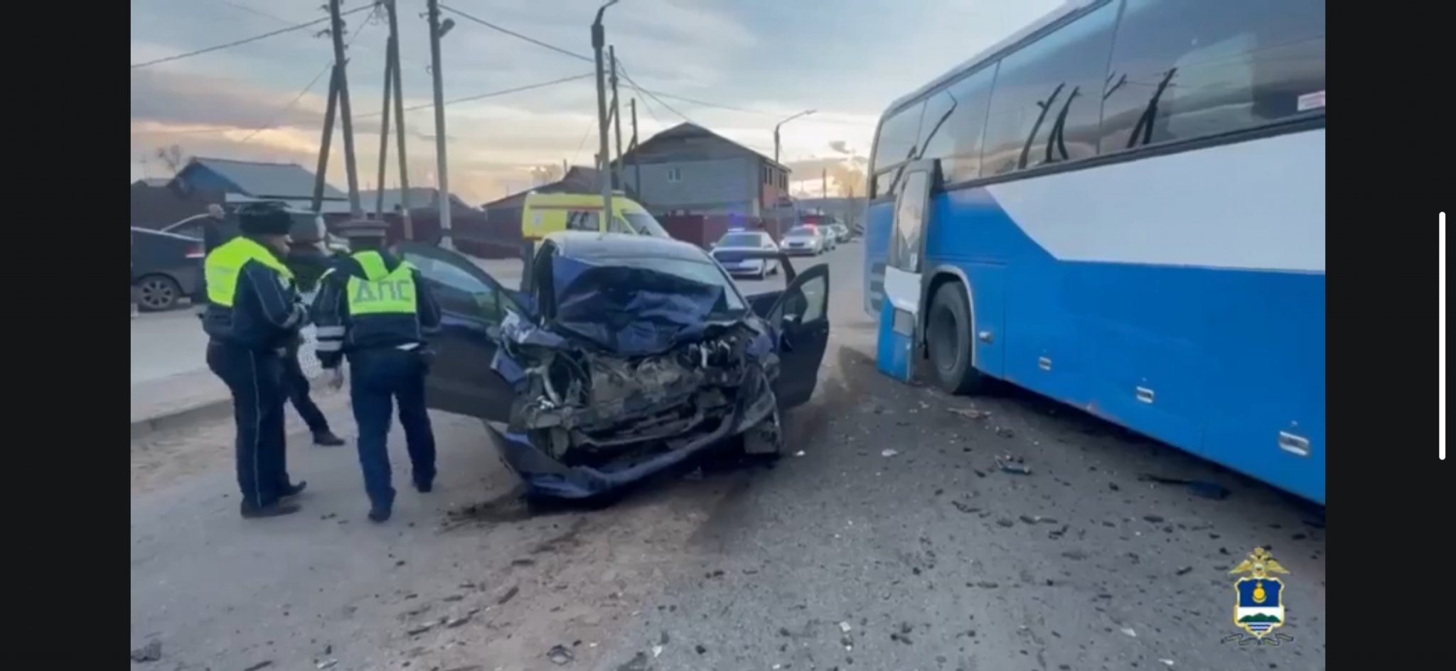 Два человека погибли в лобовом ДТП в Улан-Удэ ГИБДД Бурятии