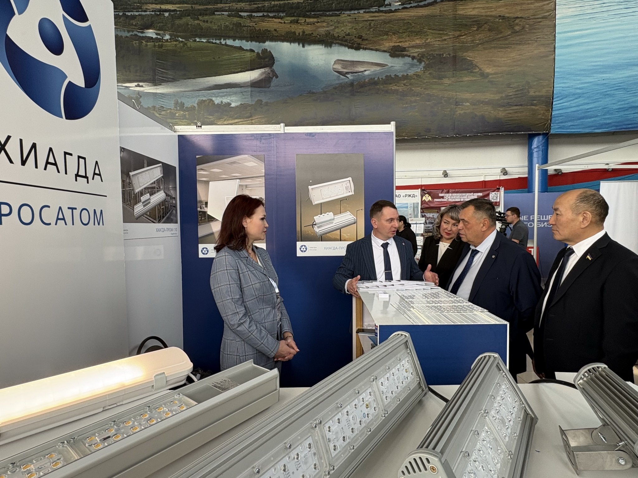 АО "Хиагда" представила светодиодные светильники на выставке в Байкальске