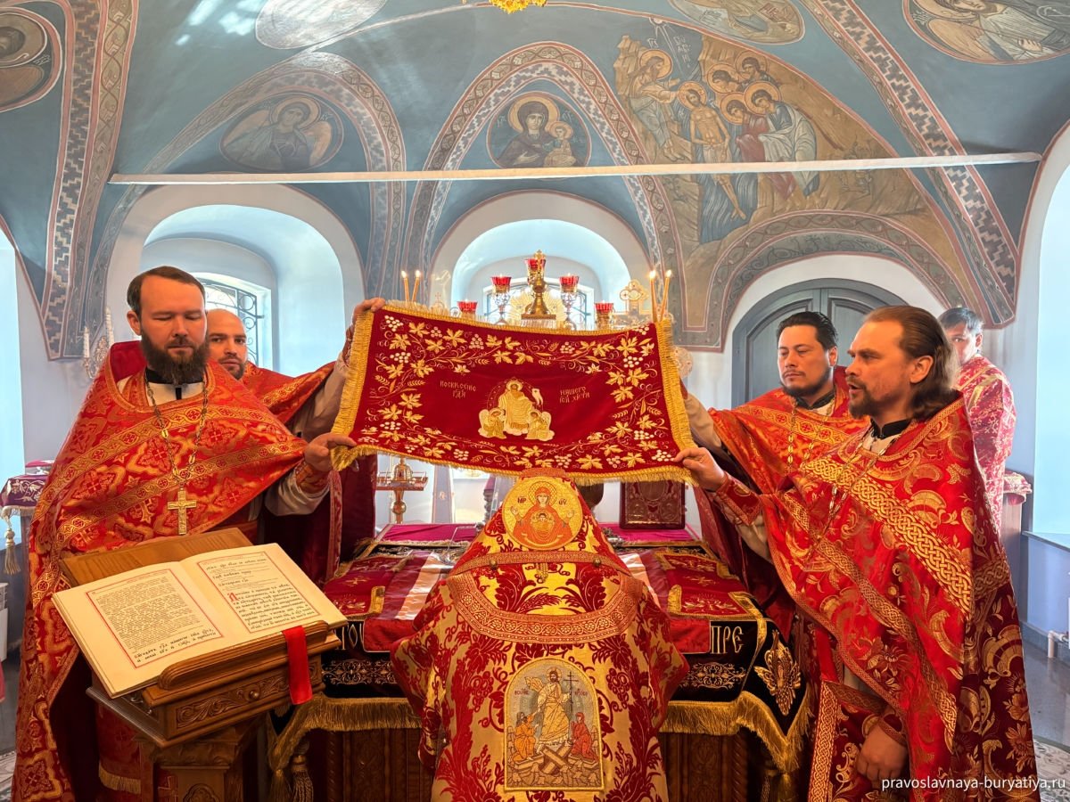 20 мая — день отдания праздника Пасхи — завершил пасхальный период в богослужениях Бурятская епархия
