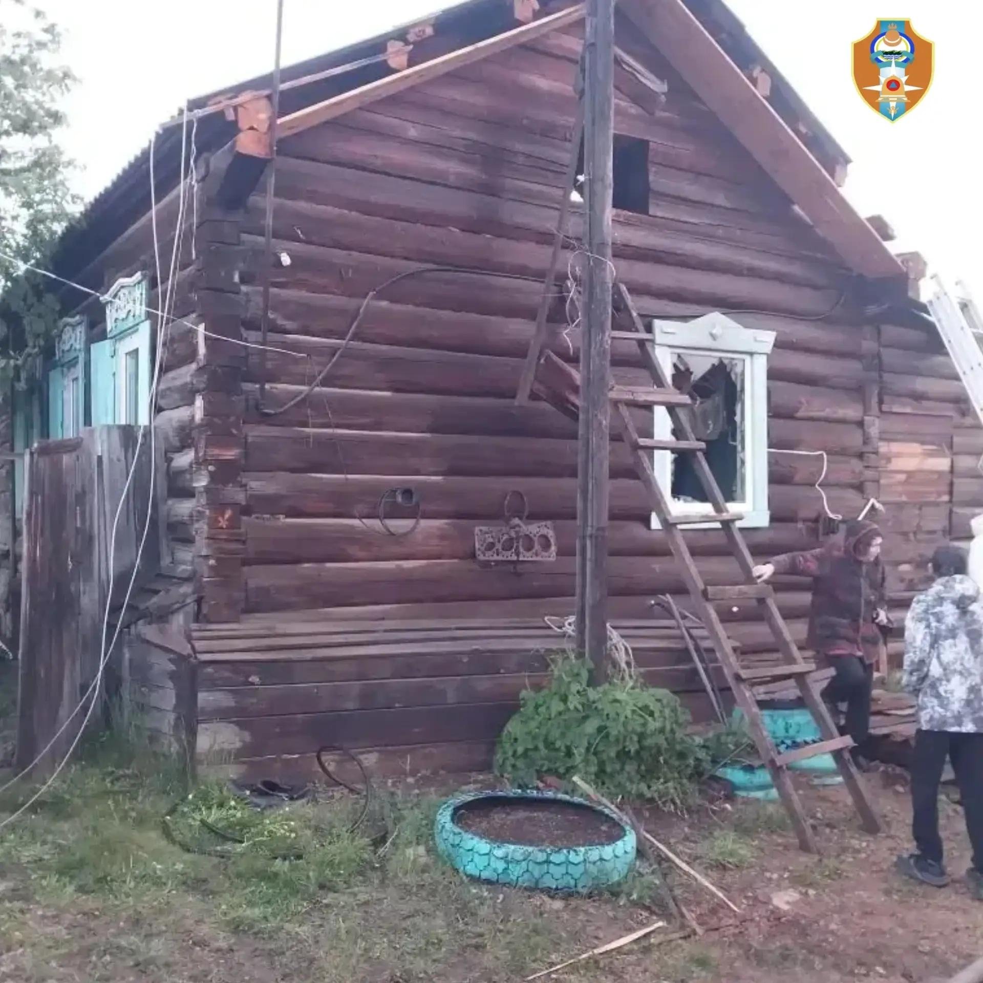 В Бурятии от курения едва не сгорел дом агентство ГО и ЧС Бурятии