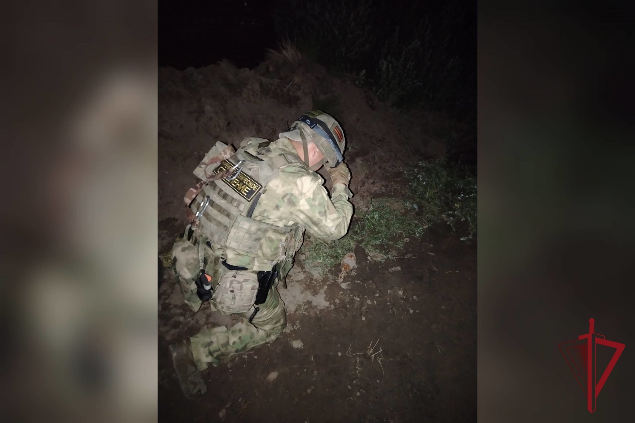 Рабочие при раскопках нашли старый боеприпас Росгвардия по Бурятии